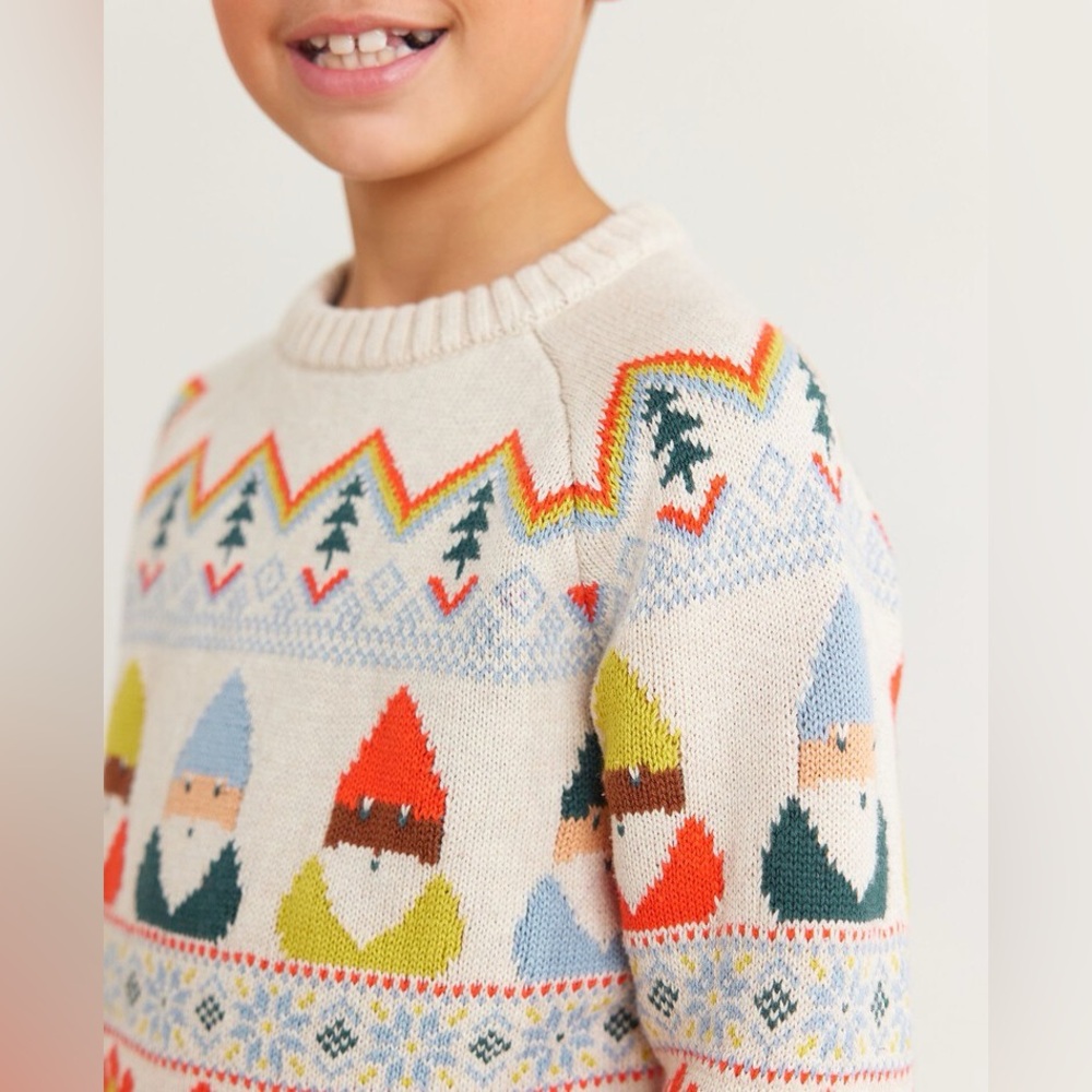 Hanna Andersson Holiday Fair Isle Sweater - Picture 3 of 11